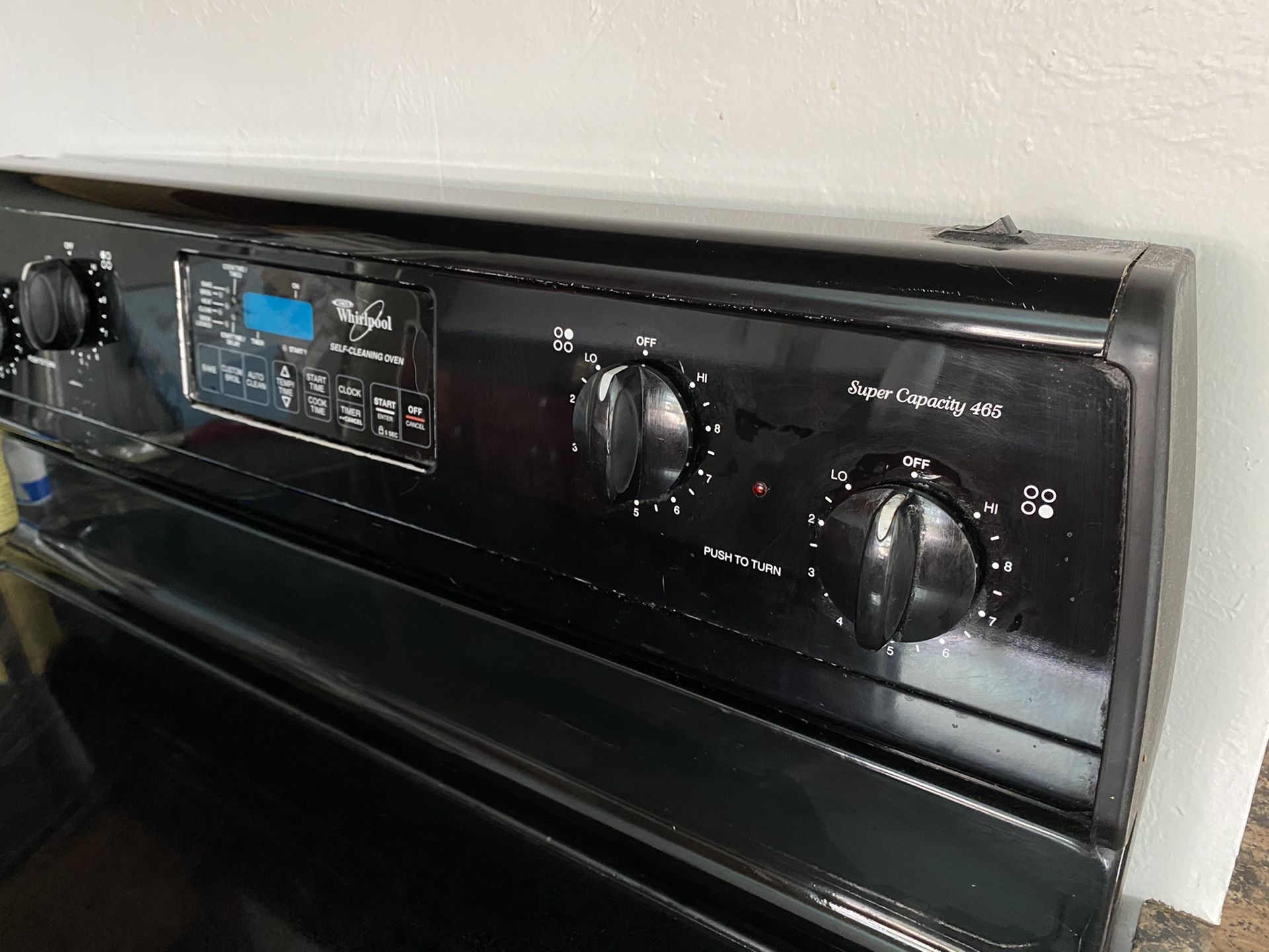 Whirlpool Freestanding Electric Range Stove Oven SUPER CAPACITY 465 for