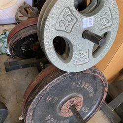 Standard 1 Inch Barbell Plates (70c A Pound )