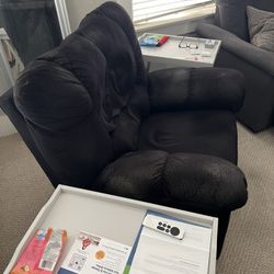 Black recliner 