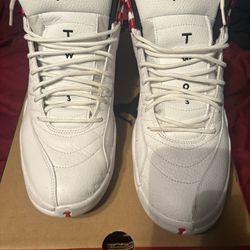 $150 White And Red 12s For Sale Size 13