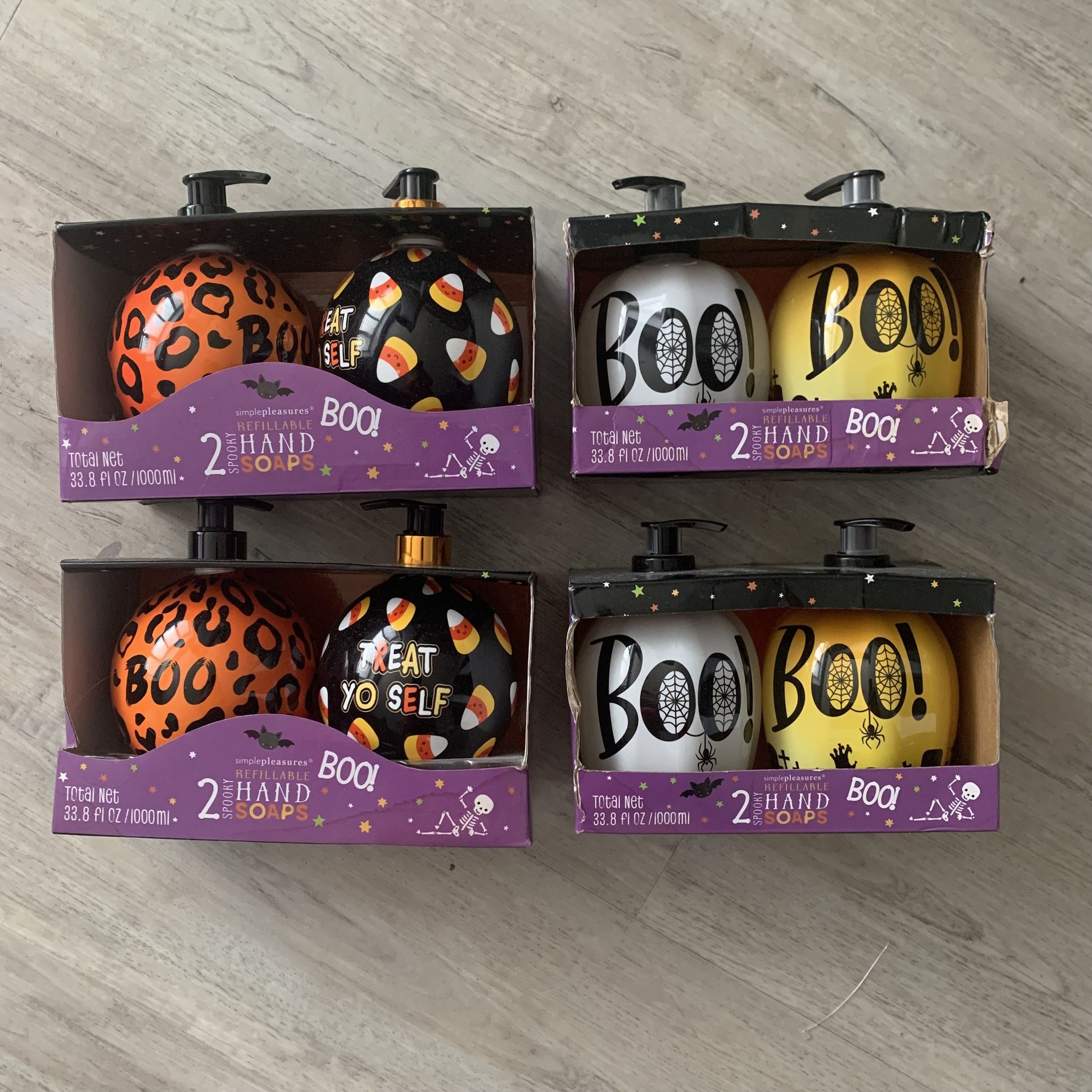 2-pack Halloween Design Hand Soap Set- $3 Each