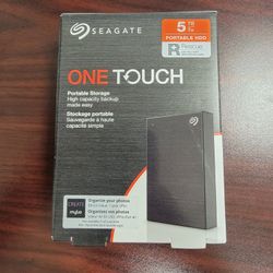 Hard Drive, Portable Storage, 5TB SEAGATE