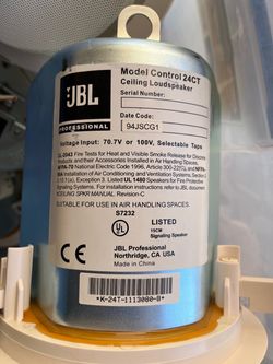 JBL Ceiling Speakers 24CT