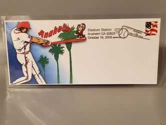 2002 MLB Anaheim Angels World Series USPS Souvenir Envelopes