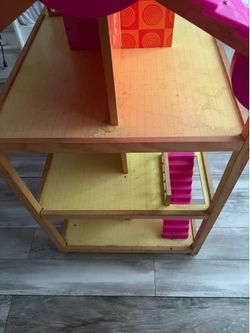Wooden Barbie Dollhouse