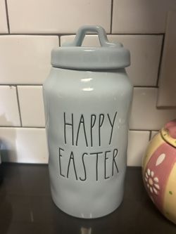 Rae Dunn Happy Easter Canister