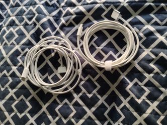 Apple Charger + Cables Bundle — Never Used