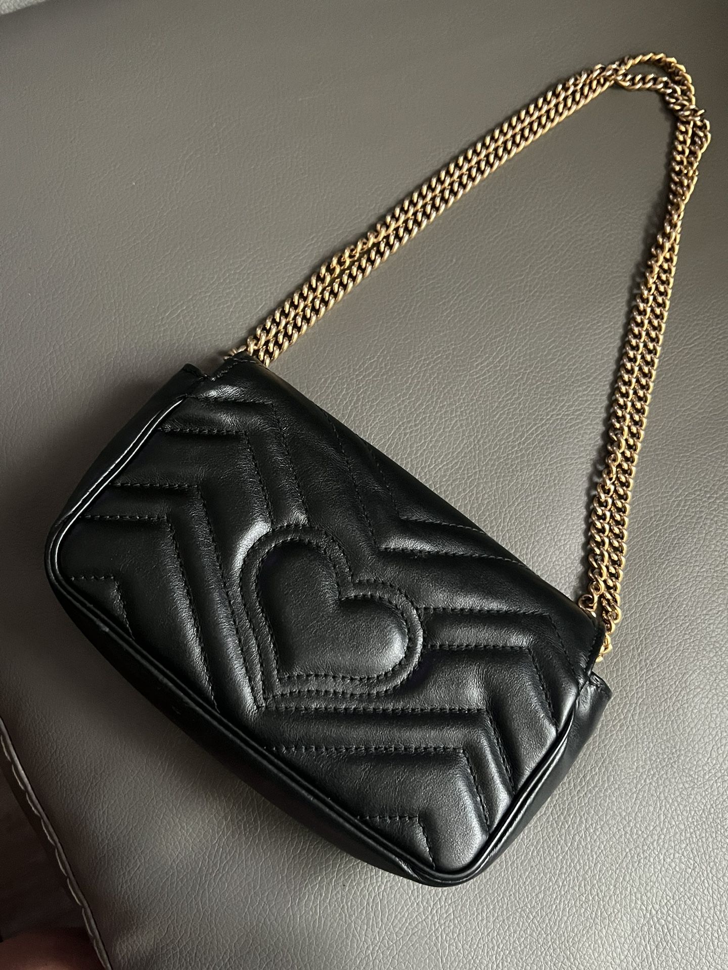 GUCCI GG Marmont Small Shoulder Bag, Black, velvet for Sale in San Antonio,  TX - OfferUp