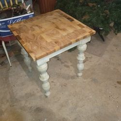 Butcher Block Table 