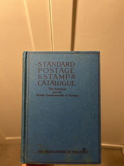 Postage Stamp Catalogue 1947 Book Antique