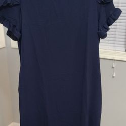 Women's Ruffle Sleeve Dress