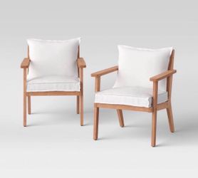 Payson 2pk Small Space Patio Chairs, Outdoor Furniture- Threshold designed with Studio McGee