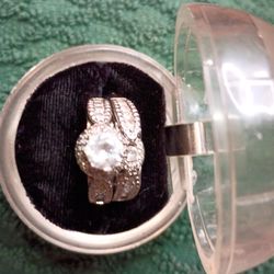 925 Wedding Rings Set 