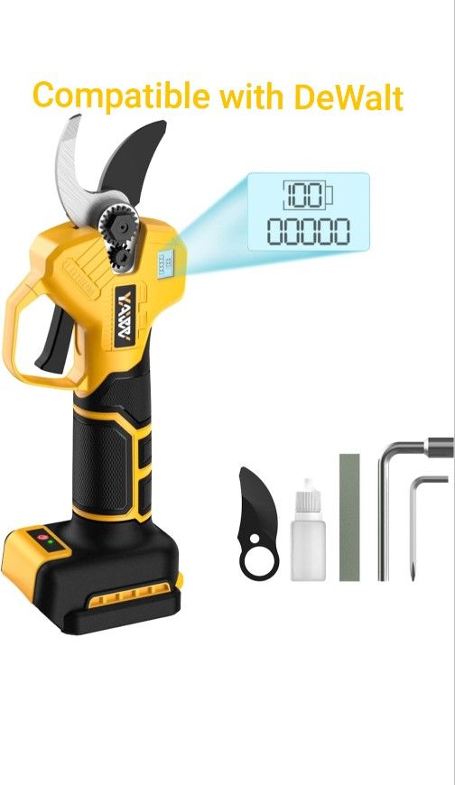 Brushless Electric Pruning Shears for DeWalt 20V Battery