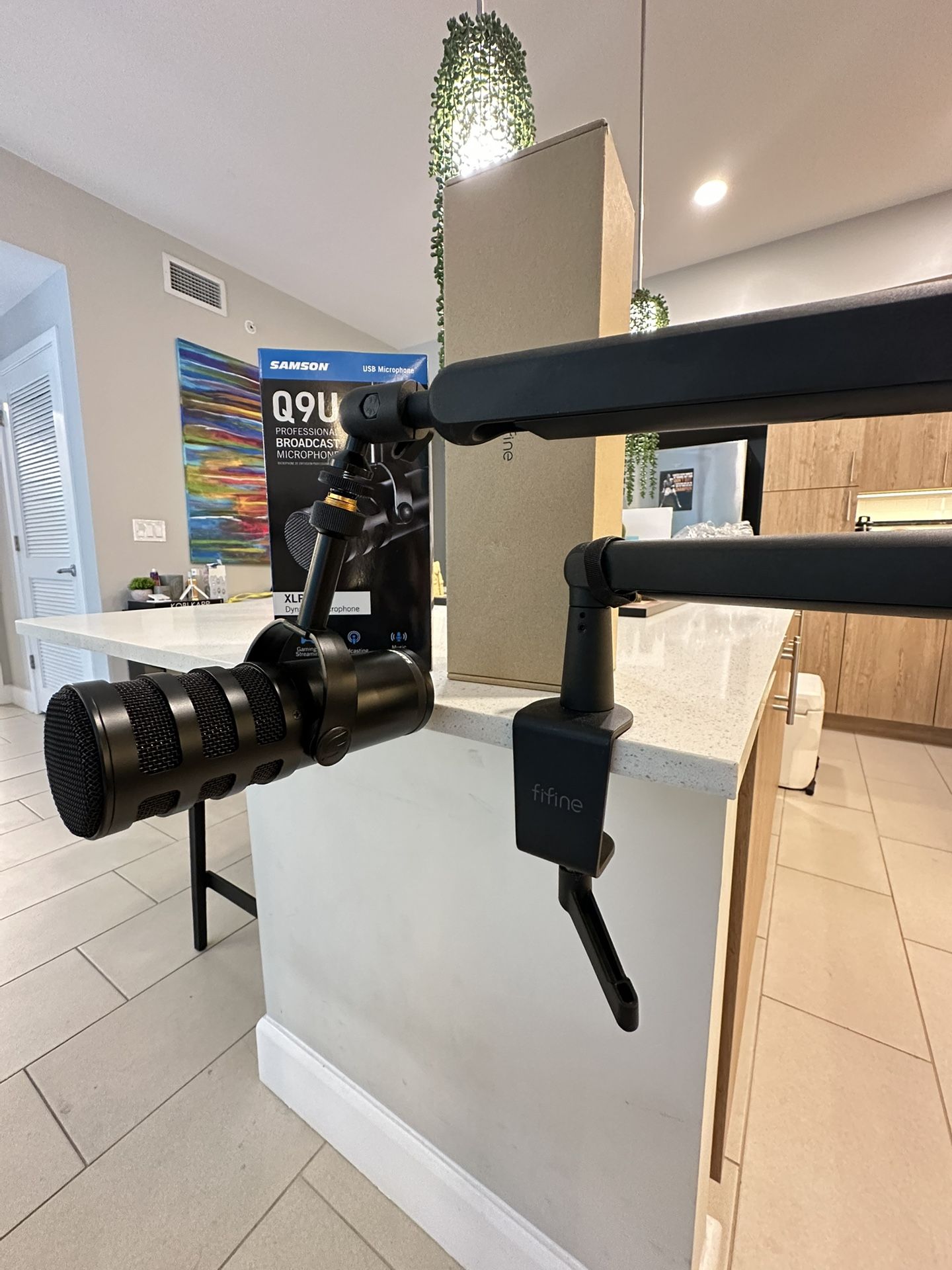 Samson Q9 Microphone 🎤 With Holder For Podcast