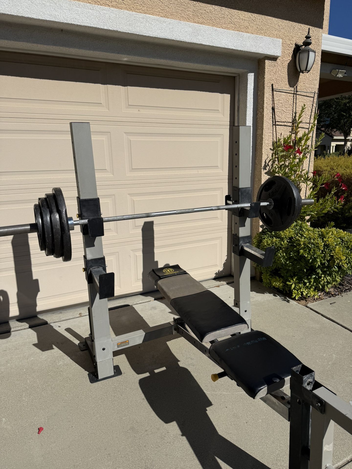  Gold’s Gym Bench press with 250lbs