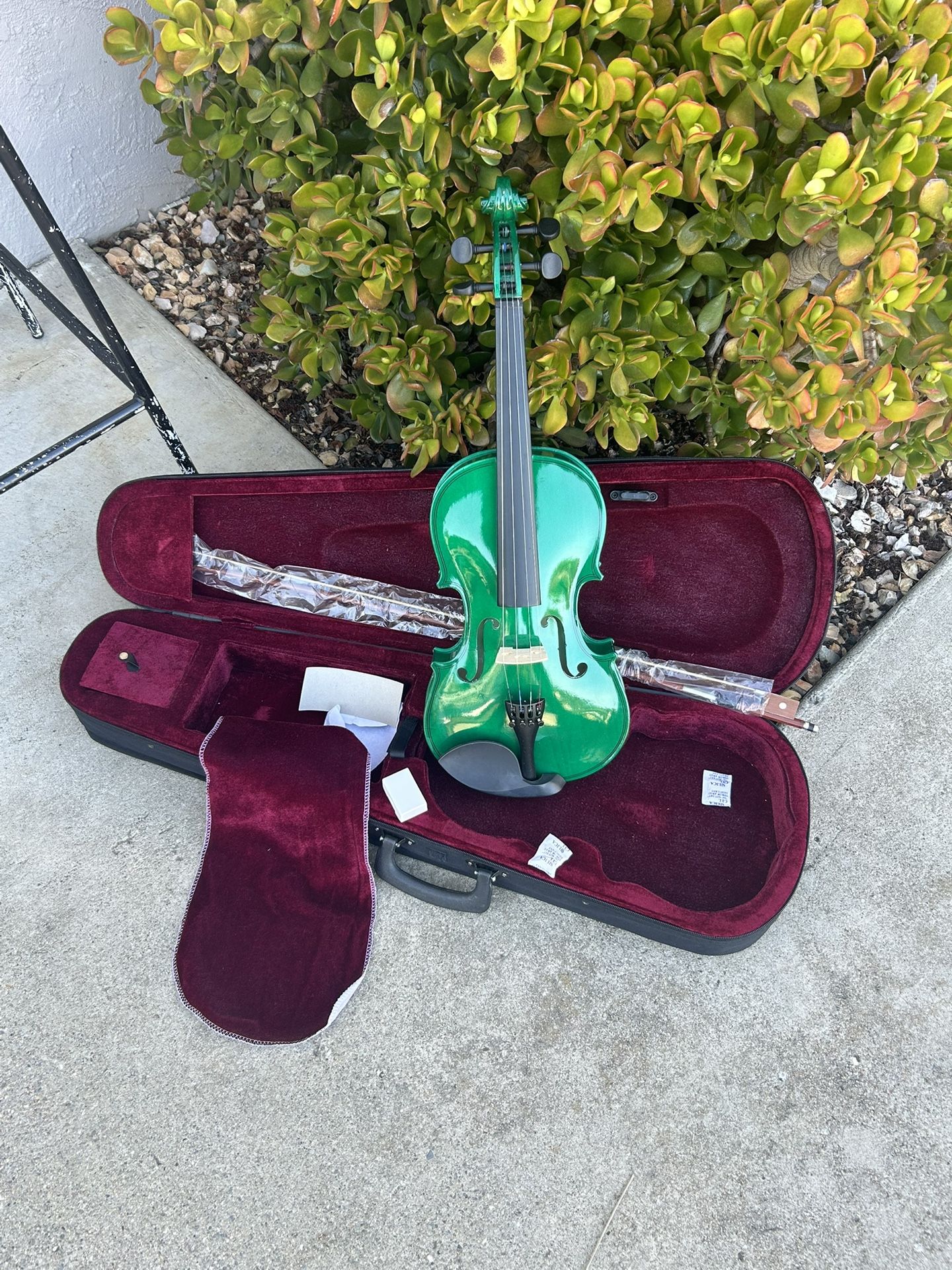 Perfect Green colors 4 strings 4/4 Violin * New