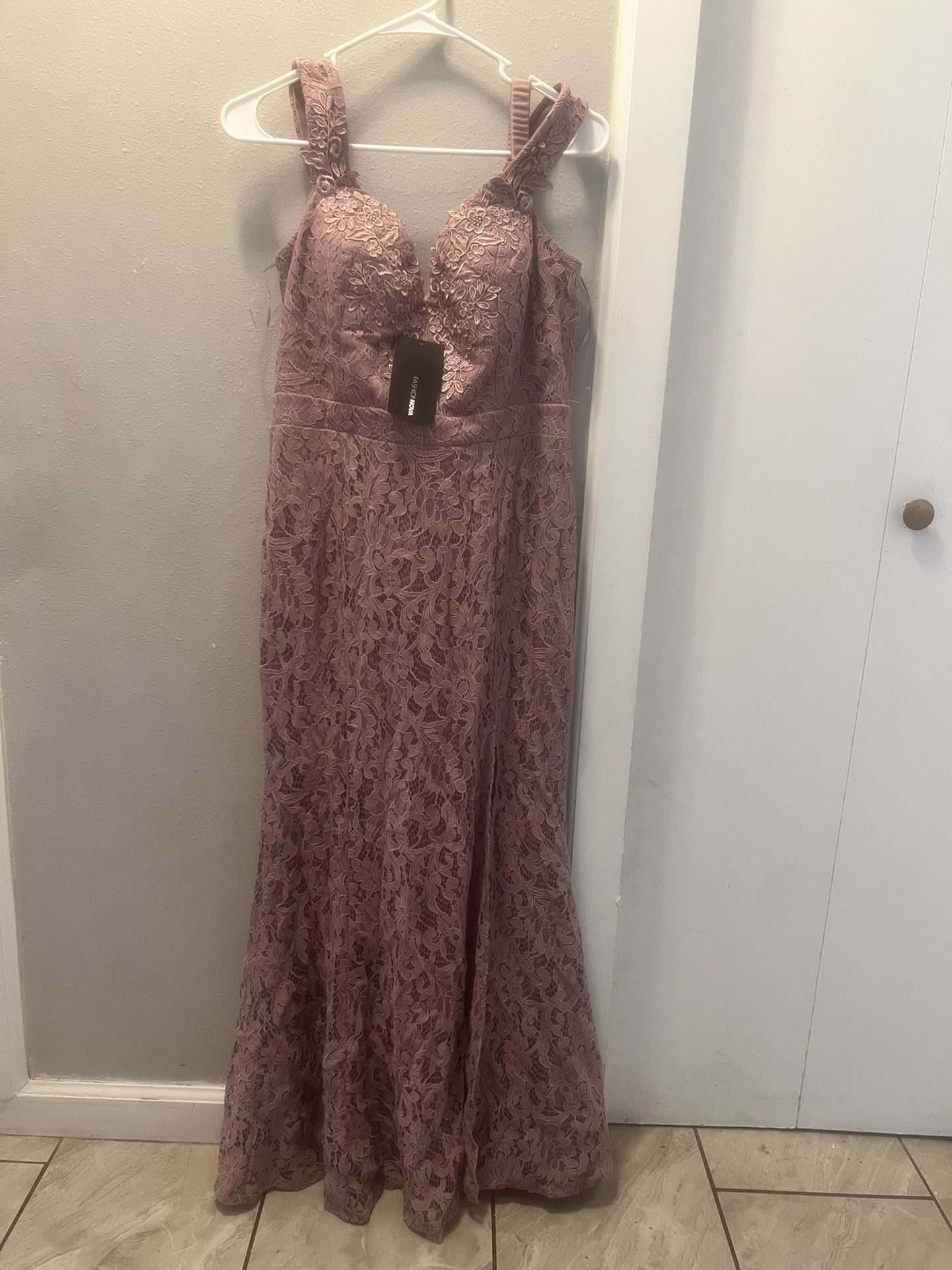 Dress / Vestido XL Mauve Color 
