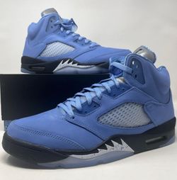 Nike Air Jordan 5 Retro UNC University Blue Size 12 Mens