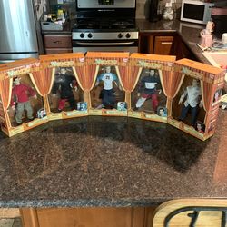 New 2002 NSYNC all the collectible Marionette dolls selling together