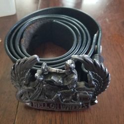 Harley Davidson Belt Buckle & Belt