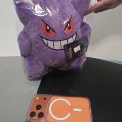 Gengar, Pikachu, Mew, Psyduck Official Pokemon Plushie