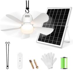 Gliztech Solar Ceiling Fan Light