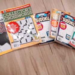Word Search Books,Brain Game Book, And Number Books! 