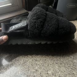 Black Uggs Slacked Slides Size 11