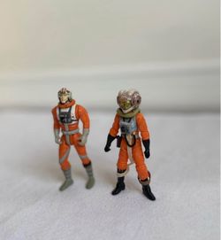 Star Wars X Wing Pilot Luke & Cesi figures