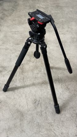 Sachtler FSB 4 Fluid Head Tripod w/ Benro Legs + Plate - Pro Video Tripod
