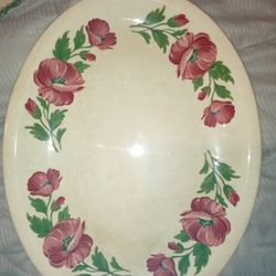 Vintage Paden City Pottery Serving Platter,  SHENANDOAH WARE Line.