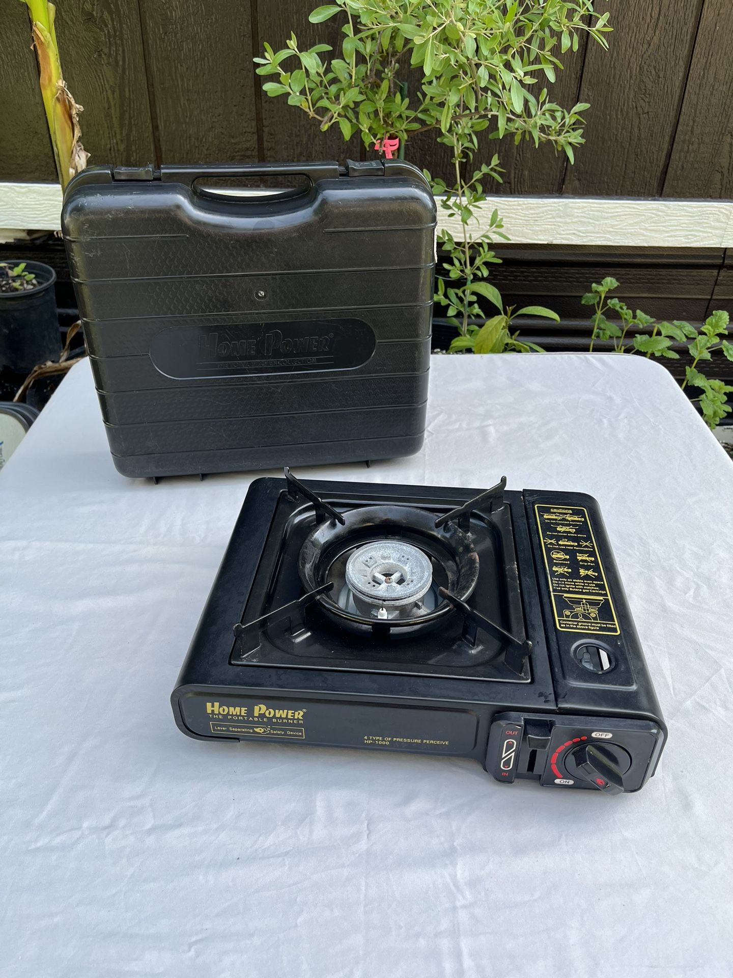Home Power HP-1000 Total Kitchen Collection Portable Butane Gas Range