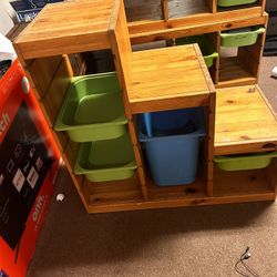 3 Pc IKEA Wooden Shelves Organizer 