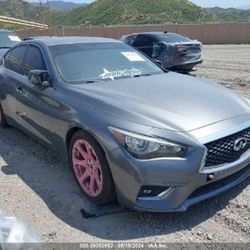 2018 Infiniti Q50 3.0L Parting Out!! Parts Only!! Wrecked!!