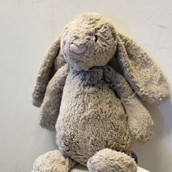 A popular soft toy—a rabbit from the Bashful Bunny collection.