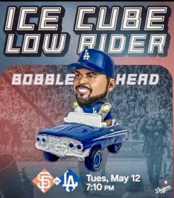 Ice Cube 2026 Dodgers Lowrider World Series Bobblehead 5/12 SGA NEW IN BOX!