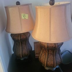 Lamps 2 Pair Set