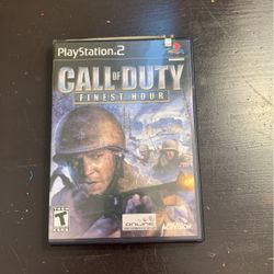 Call Of Duty Finest Hour Ps2