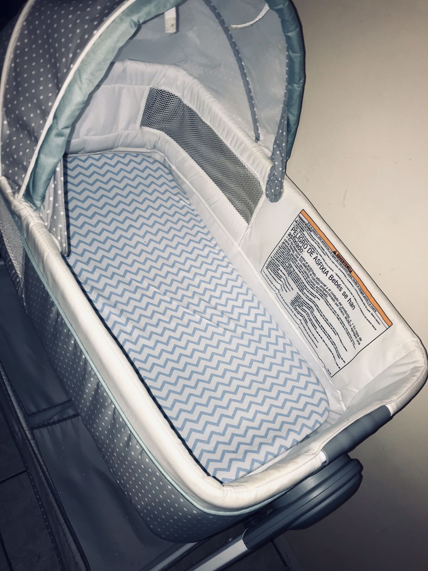 Graco bassinet/changing table and a little baby swing
