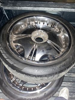 Rims With Good 60 % Life Tires 