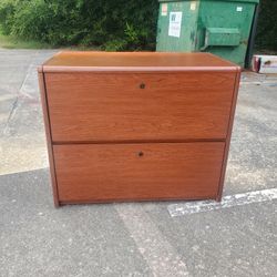 Two Drawer Lateral File Cabinets $80 (Good Condition)