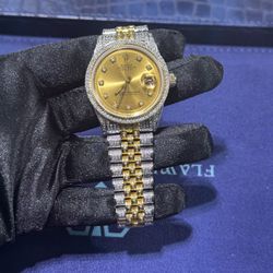 36MM Bust Down Rolex Watch 