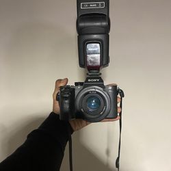 SONY A7S ii - FE 1.8 / 50 lens - TT 560 Speedlite flash