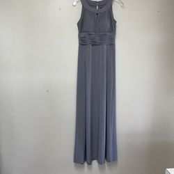 Women’s SANGRIA Polyester, Spandex, Gray Sleeveless, Stretch Maxi Dress Size 8