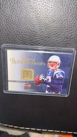 Tom Brady Fleer Ultra Achievements Football Card