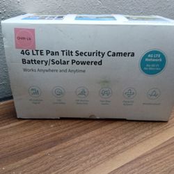 4G LTE  PAN TILT SECURITY CAMERA BATTERY/SOLAR POWERED 