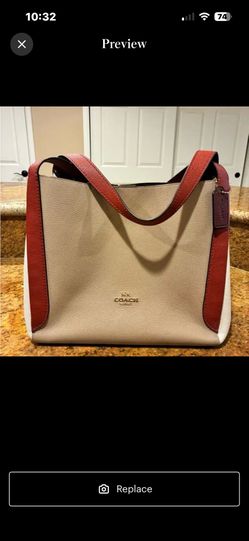 Coach Beige and Red Women's Bag