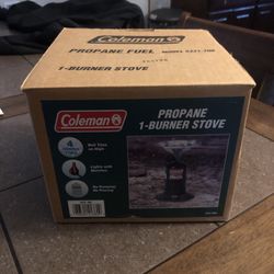 Vintage Coleman One Burner Stove New