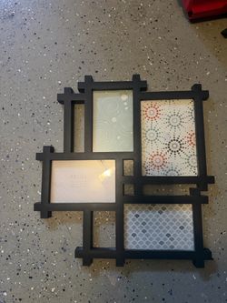 Black Multi-Opening Collage Picture Frame